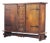 Vintage Baroque Brutalist Danish Oak Cabinet, 1960s For Sale