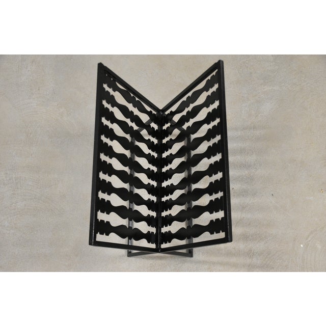 Mid-Century Modern Mid 20th Century Arthur Umanoff Style Magazine Rack For Sale - Image 3 of 4