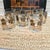 1950s Mid Century Modern Couroc Monterey Fish Rocks Glasses Set of 8 With Tray For Sale - Image 10 of 18