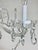 Waterford Six Arm Chechoslovakian Heavy Lead Crystal Chandelier, Unmarked For Sale - Image 4 of 11