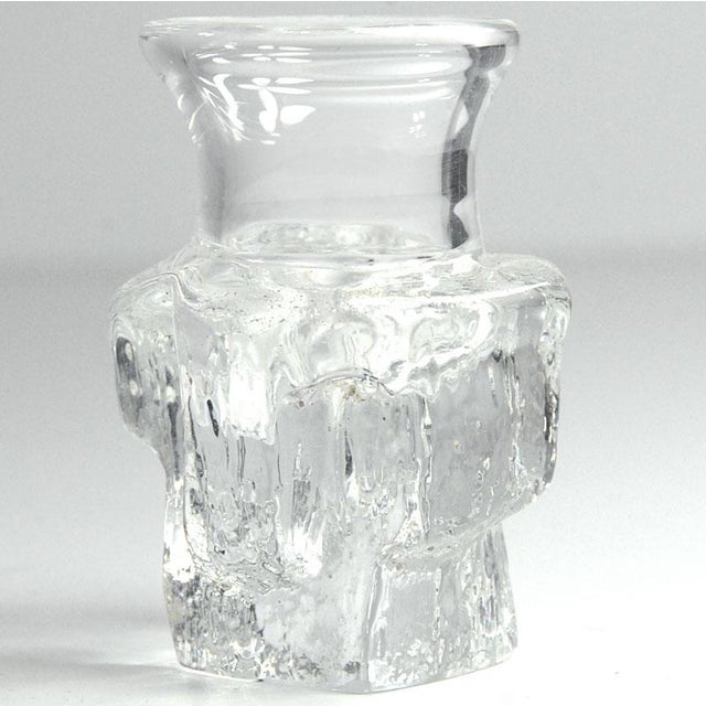 Small Ice Glass by Per Lutken for Holmegaard, 1960s, in Very Good conditions. Designed 1960 to 1969 This piece has an...