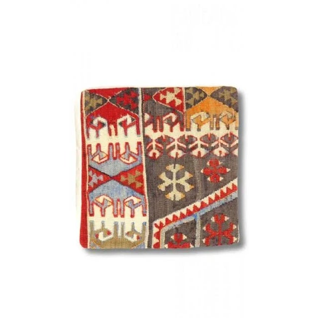 Traditional Vintage Hand Woven K155 Pillow 16" For Sale - Image 3 of 3