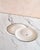 Ceramic Set of 8 Minimalist "Variation 1 Dé" Dessert Plates by Ann Demeulemeester for Serax, in White Glazed Porcelain With Organic Black Border For Sale - Image 7 of 11