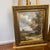 Green 20th Century European School Impressionist Style Landscape Oil on Artist Board Framed Signed For Sale - Image 8 of 9