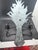 American Vintage Solid Brass Metal Wheat Candle Holder Wall Sconce Verdigris Patina For Sale - Image 3 of 5