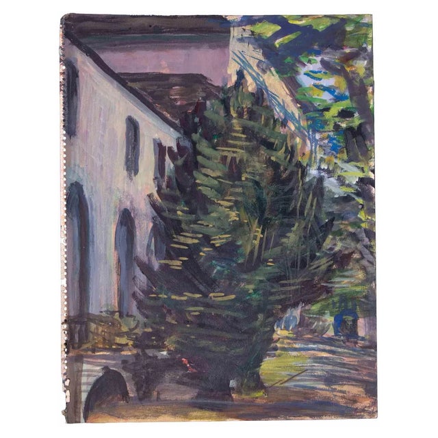 Jean Chapin, The Green Tree, Original Drawing, Early 20th-Century For Sale