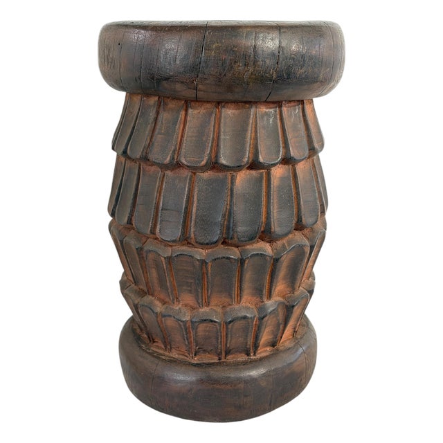 Vintage Tribal Nobility Bamileke Stool/Table Cameroon 14.5" H For Sale