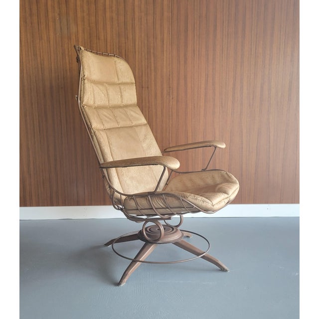 Mid-Century Modern Vintage Mid Century Modern Homecrest Fiesta Lounger Rocker For Sale - Image 3 of 9