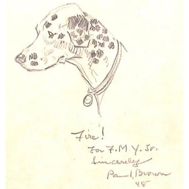 "Fire! The Mascot" Book 1939 Brown, Paul For Sale In New York - Image 6 of 12