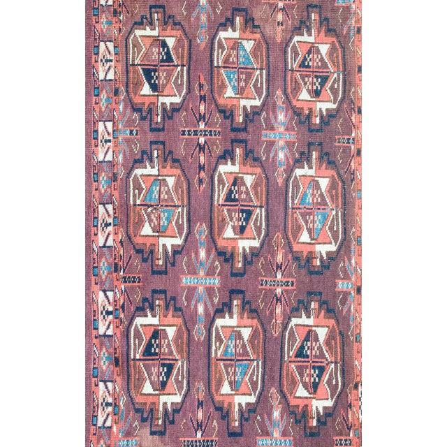 Early 20th Century Persian Yamout Rug For Sale - Image 9 of 13