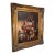Still Life Floral Acrylic on Canvas Painting Antiqued Wood Frame Signed For Sale