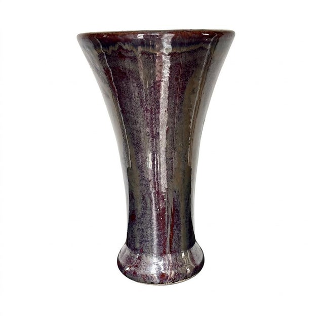 Large Vintage Stoneware Vase with Reactive Glaze, 1960s For Sale - Image 16 of 16