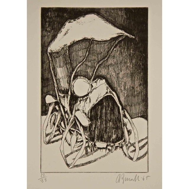 Hand signed and numbered. Edition of 25 prints. Reference: Catalogue Battisti n.2. Armando Buratti (Rome, 1924), is an...