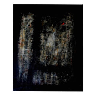 Massimo D'Orta, Il Grande Inverno AM 4, Abstract Painting, Mixed Media on Canvas, 2007 For Sale
