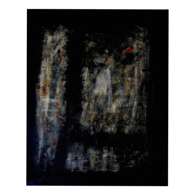 Massimo D'Orta, Il Grande Inverno AM 4, Abstract Painting, Mixed Media on Canvas, 2007 For Sale