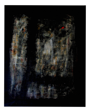 Massimo D'Orta, Il Grande Inverno AM 4, Abstract Painting, Mixed Media on Canvas, 2007
