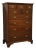 Biggs for Kittinger Old Dominion Mahogany Chippendale Tall Chest of Drawers For Sale