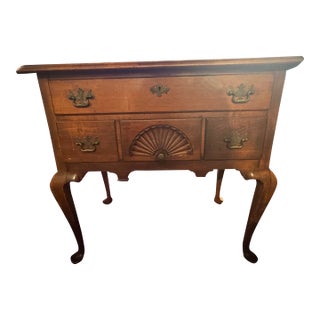 Antique Queen Ann Serving Table/ Lowboy For Sale