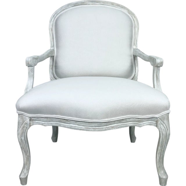 Our stunning Sailcloth Salt Fauteuil Chairs fused not only timeless elegance, but great craftsmanship. Hand-painted and...
