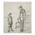 George Tobin Drawing of a Man and a Boy For Sale