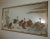 Hollywood Regency Vintage Oriental Asian Hollywood Regency Wall Mirror W Etched Gold Crane Birds For Sale - Image 3 of 13