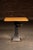 Early 20th Century Industrial Maple-Top Pub Table on Cast-Iron Pedestal For Sale In Chicago - Image 6 of 15