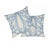 Textile Contemporary Schumacher Chenonceau Pillow in Sky For Sale - Image 7 of 9