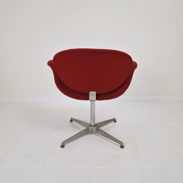 Metal Little Tulip Armchair with Cross Base by Pierre Paulin for Artifort, 1970s For Sale - Image 7 of 12