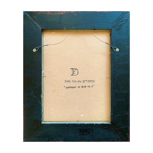 2020s Dirk Foslien Symphony in Blue No. 1 For Sale - Image 5 of 5