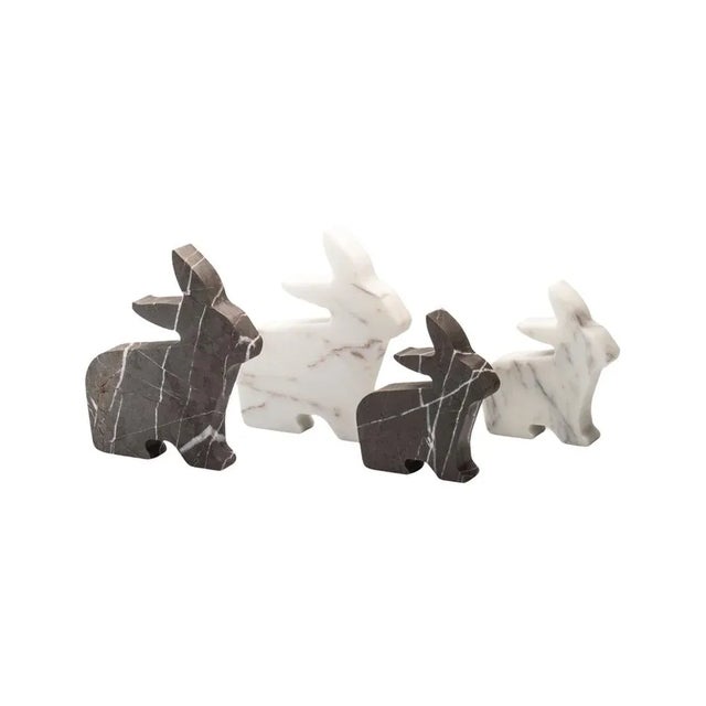 Contemporary Marble Factory Series Rabbit Paperweight by Alessandra Grasso For Sale - Image 3 of 5
