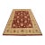 Ziegler Rug 8'11'' X 11'9'' Red Wool Traditional Hand-Knotted Oriental Carpet For Sale
