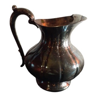 Antique Circa 1920 Pitcher From Sheffield Silver Company England For Sale