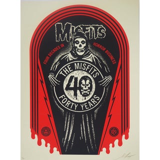Shepard Fairey (Obey), Misfits 40th Crypt, Original Silkscreen For Sale