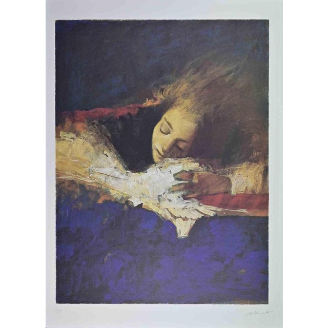 Contemporary Alessandro Kokocinski, Night Dreams, 1990s, Lithograph For Sale - Image 3 of 3