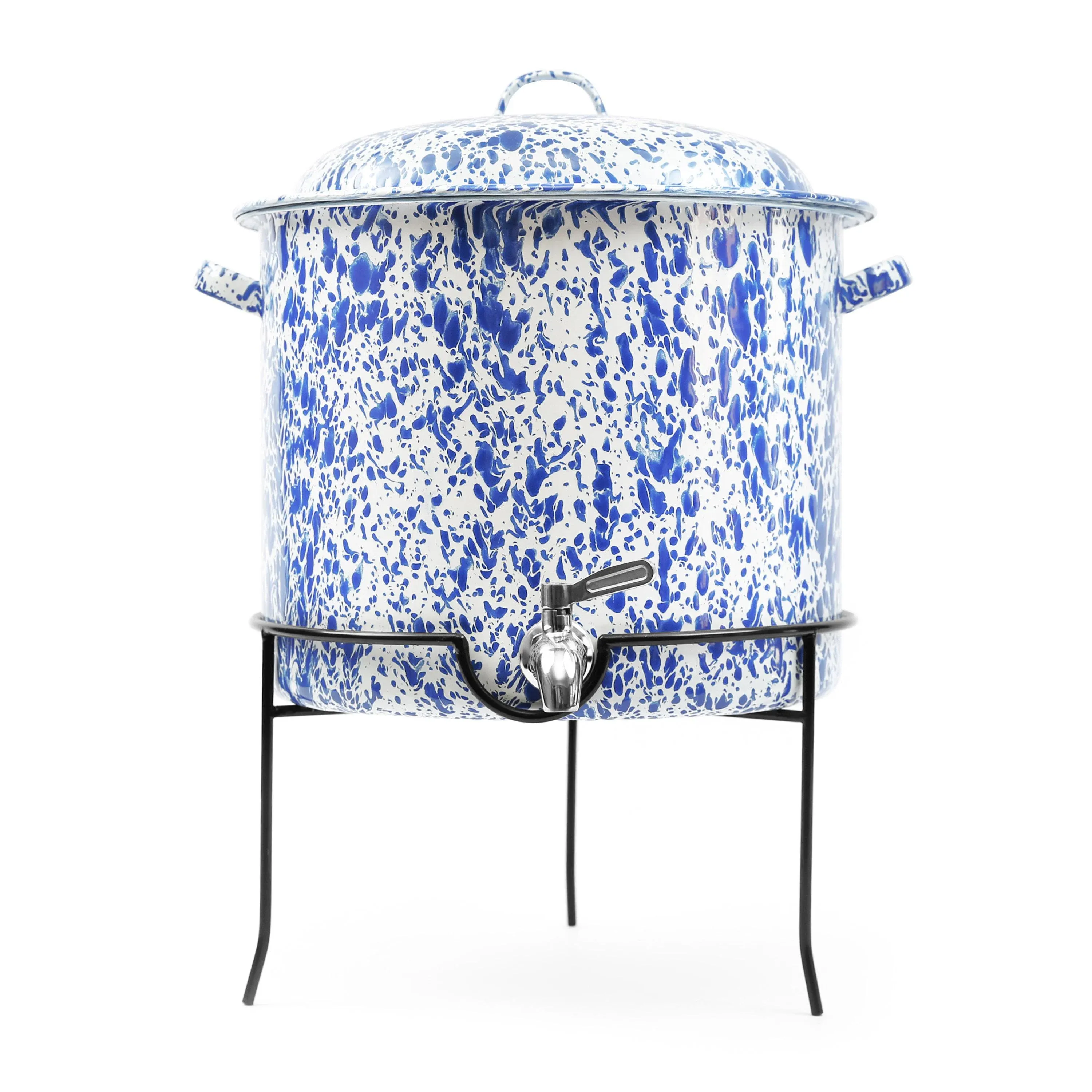 Crow Canyon Home Splatterware Beverage Dispenser