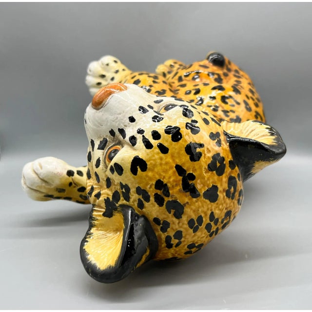 『 Yellow Leopard fam 』by Zuberi 30*40cm Zuberi Yellow Leopard Family Artwork 30x40cm TinTinga