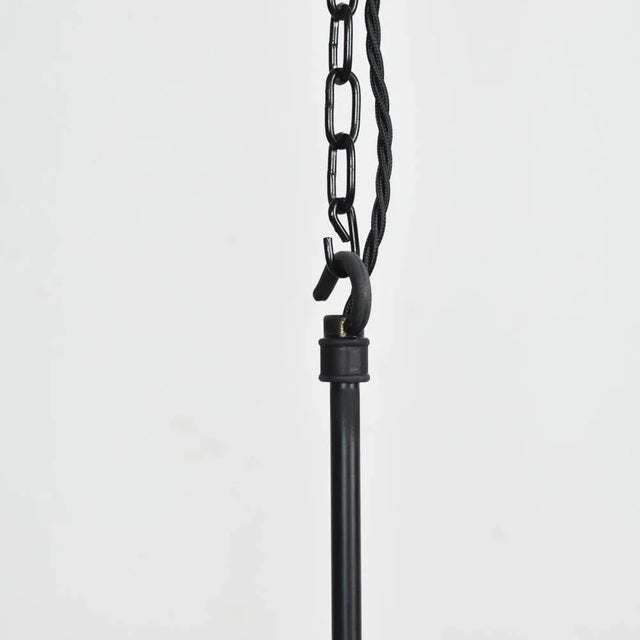 Czech Opaline Pendant Light For Sale - Image 3 of 5