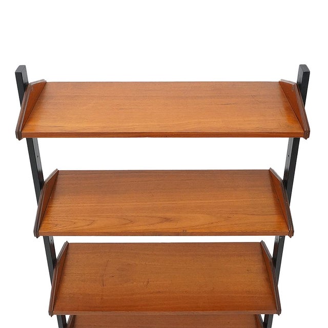 Bookcase with Metal Uprights, 1950s For Sale - Image 10 of 14