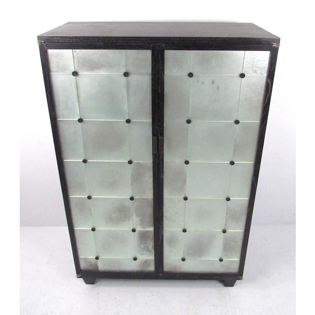 Industrial Modern Two Door Living Room Storage Cabinet Chairish
