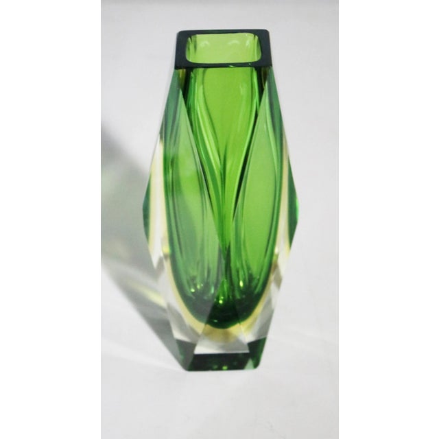 Murano Murano Mandruzzato Faceted Vases, Set of 3 For Sale - Image 4 of 9