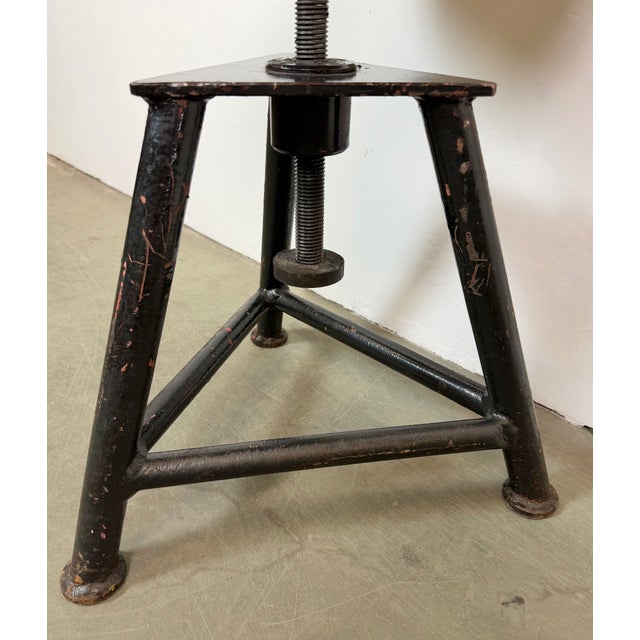 Industrial Workshop Swivel Stool, 1960s For Sale - Image 9 of 17