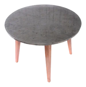 Rich Golden Pyrite Round Dining Table