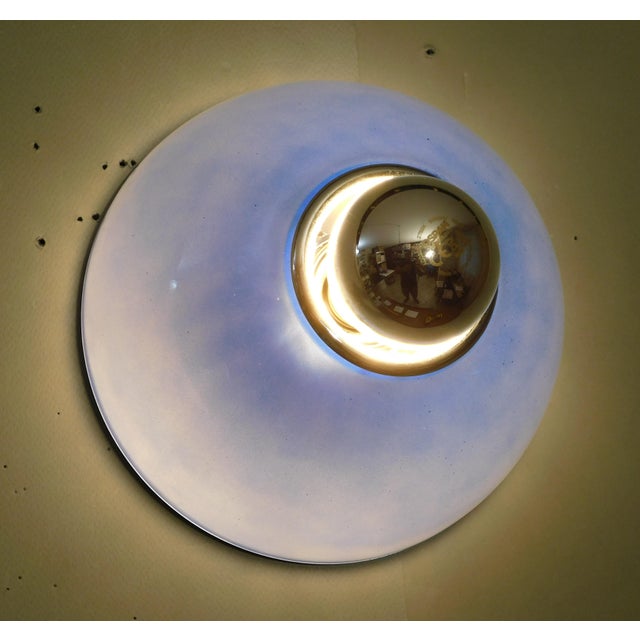 Metal 1970s Blue Tilos Sconces by Ernesto Gismondi for Artemide, a Pair For Sale - Image 7 of 10