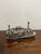 Vintage Natchez Mississippi Riverboat Musical Drink Caddy With Decanter & 6 Shot Glasses For Sale - Image 9 of 12
