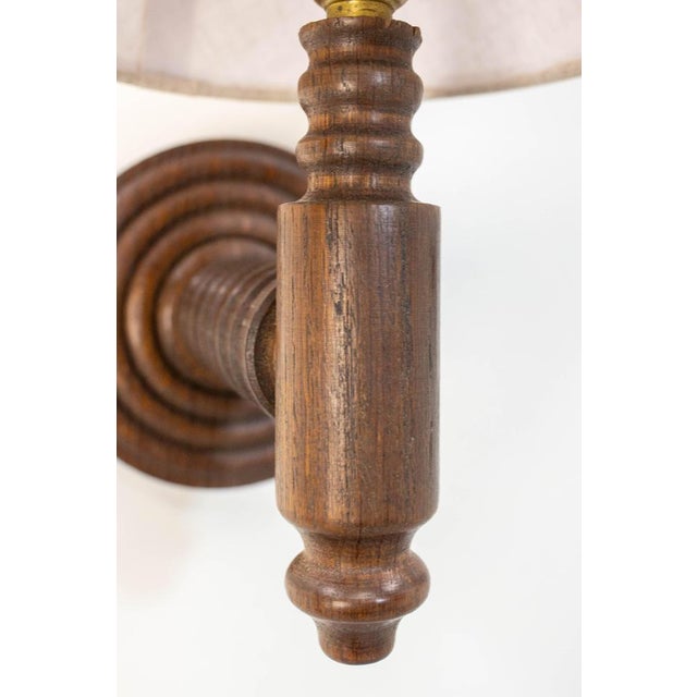 Sconces in Beech from Dudouyt, 1940, Set of 2 For Sale - Image 11 of 12