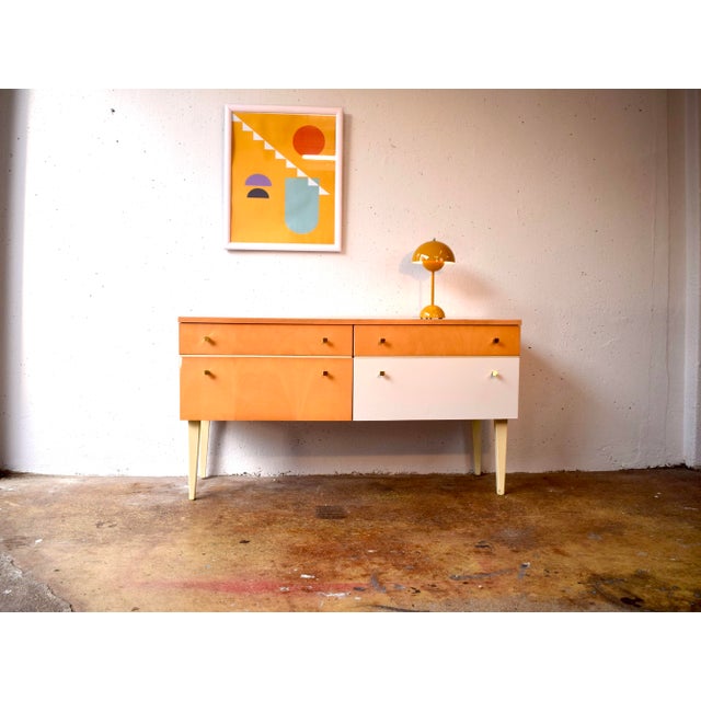 Vintage Sideboard in Birch Veneer, Germany, 1960s For Sale - Image 6 of 6