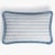 Textile White Light Blue with Light Blue Fringes Happy Linen Striped by LO DECOR for Lorenza Briola For Sale - Image 7 of 7