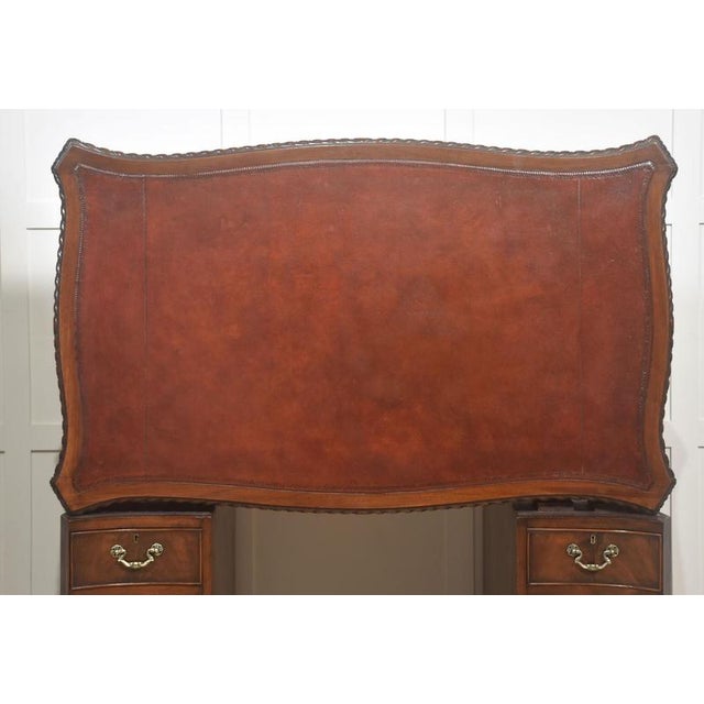 Mahogany Twin-Pedestal Desk, 1890s For Sale - Image 13 of 14