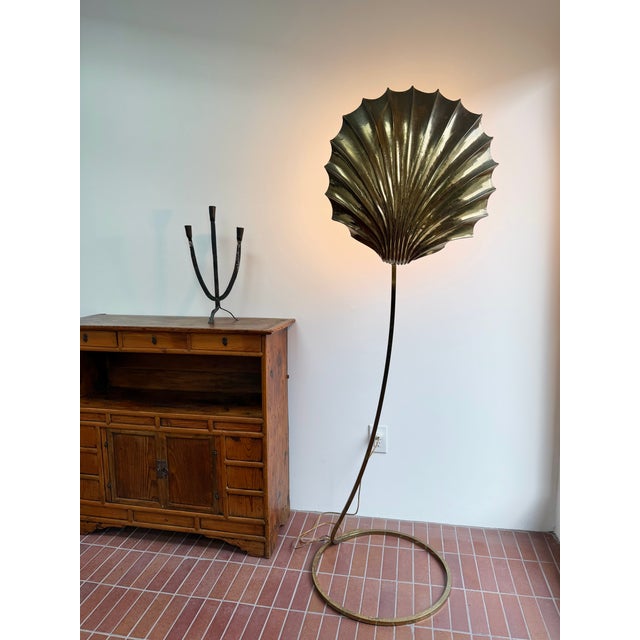 1970s Tommaso Barbi Conchiglia Floor Lamp, Italy For Sale In Los Angeles - Image 6 of 18