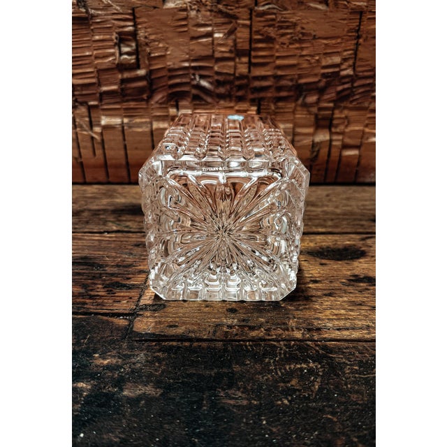 Mid 20th Century Tiffany & Co Crystal Decanter With Stopper For Sale - Image 12 of 13